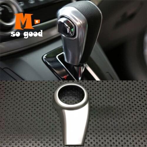 ABS Matte Inner Car Body Stick Shift Knob Control Lamp Frame Cover Trim Styling 1pcs for Honda HRV HR-V Vezel 2014/15/16/17
