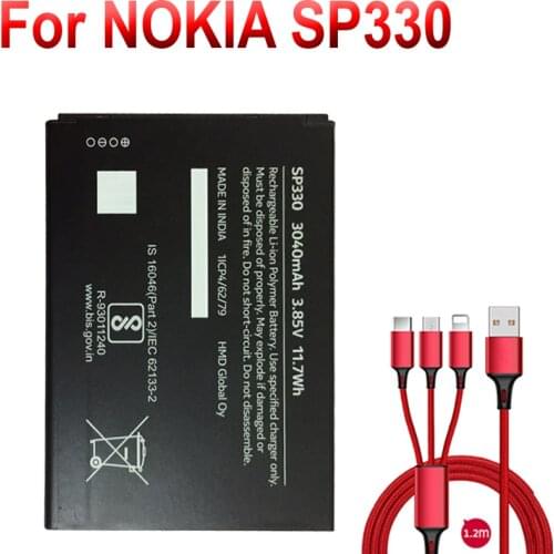 SP330 3040mAh for NOKIA C3 SP330 Battery+USB cable+toolk