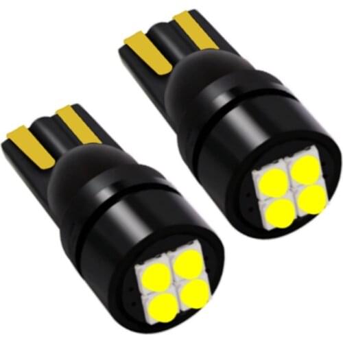 2Pcs New T10 W5W WY5W Super Bright High Quality LED Bulbs Auto Parking Light Car Wedge Tail Side Bulb Interior Reading Dome Lamp