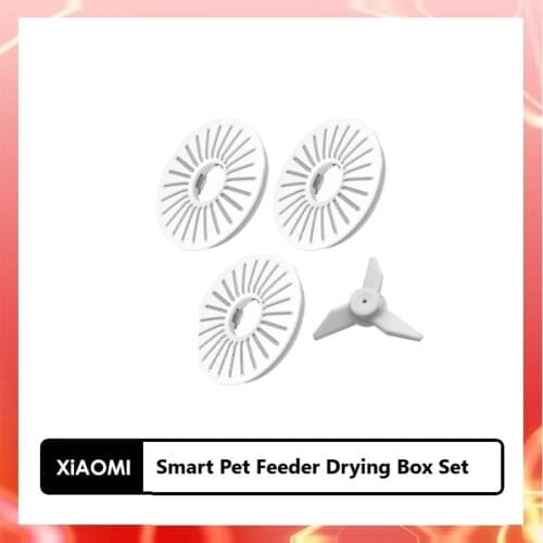 Xiaomi Smart Pet Feeder Drying Box Set Connected to Mijia APP Smart Reminder Expires for Xiaomi Xiaowan Pet Feeder Cat Or Dog