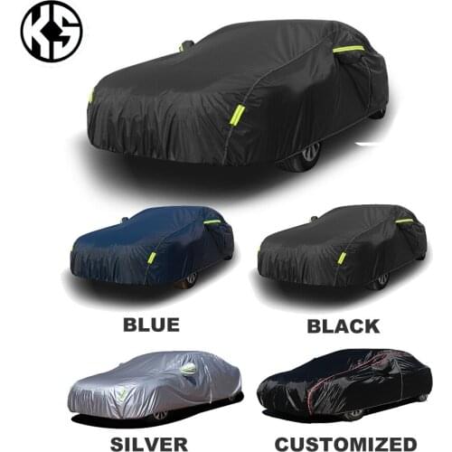 Universal car cover Multi-size Oxford cloth sunscreen and rainproof thickening universal sunshade car cover