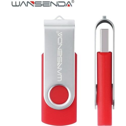 Wansenda USB Flash Drive USB 2.0 Swivel Design Pendrives 256GB Memory Stick 128GB 64GB 32GB 16GB 8GB 4GB Portable Pen Drive