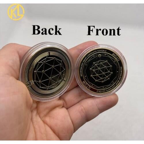 Gold QTUM Crypto Coin Cryptocurrency Collectible Coin Art Collection Physical Quantum Silver coin Commemorative Coin Forgift