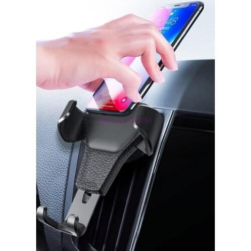 200pcs Car Mobile Holder For phone in car Samsung note 8 Mount Gravity Car Phone Holder Cell Mobile Support Phone Holder Stand