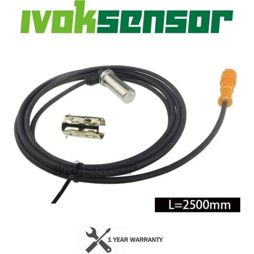 1 PC ABS sensor Length 2500mm 2,5m For WABCO 4410328630 441 032 863 0 DAF 1524830 For IVECO Stralis 41200611 9783601266