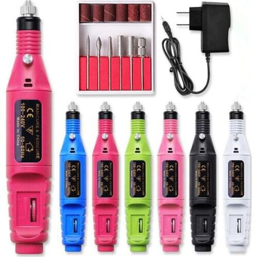 Professional Electric Nail Drill Machine Manicure Machine Pedicure Drill Set Nail File Grinder Polisher Nail Art Equipment Tools
