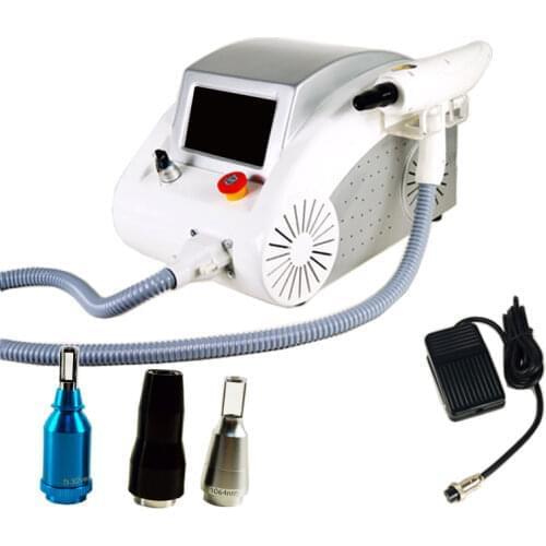 Salon use 532nm 1064nm tattoo removal nd yag laser 1320nm carbon peel black doll laser face whitening machine with red light