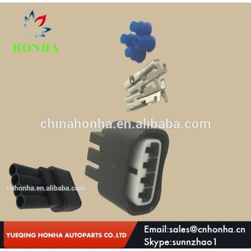 Free shipping 5/10 pcs 4 Pin Way Male and Female Ignition Coil Plug Connector Socket For Toyota Lexus Camry Corolla7283-7449-30