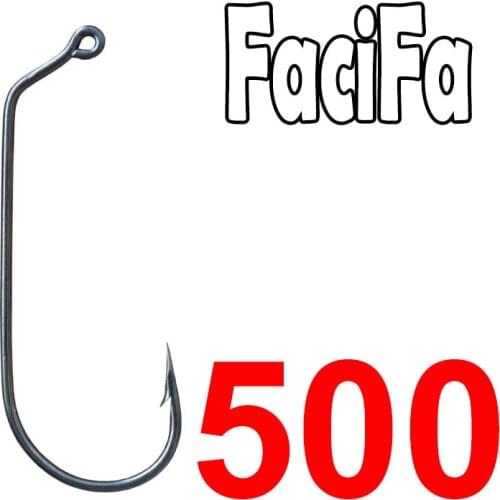 500 pcs Big Jig Fishing Hook 60 degree Jig Hook Fishhook Size 3/0 4/0 5/0 Single hook Fishing Tackle Accessories