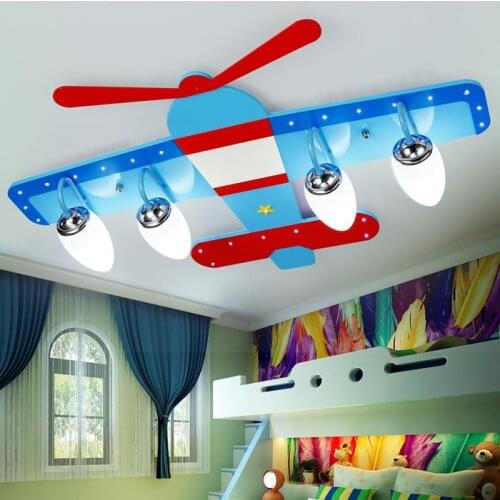 Children toy modern room ceiling lamp light boy room creative cartoon plane lamp LED eye bedroom lamps girl lights led lamp ET61