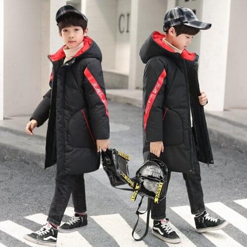 -30 degree Children Winter Down cotton Jackets for Boys girl clothes Snowsuit Kids Parka Warm Thicken Coat Teen outwear clothing