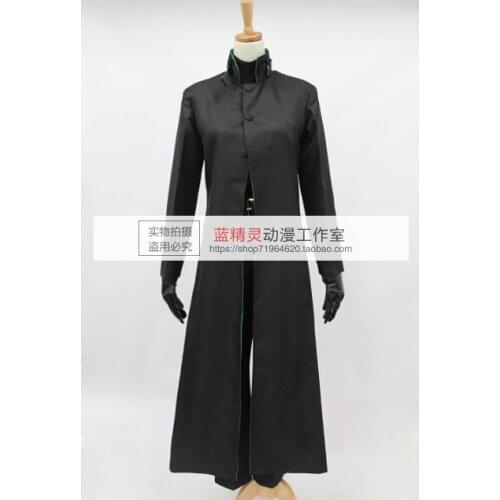 Li Shenshun Darker than Black: The Black Contractor Kuro no Keiyakusha Hei Cosplay Costume (noly coat)Anysize 11