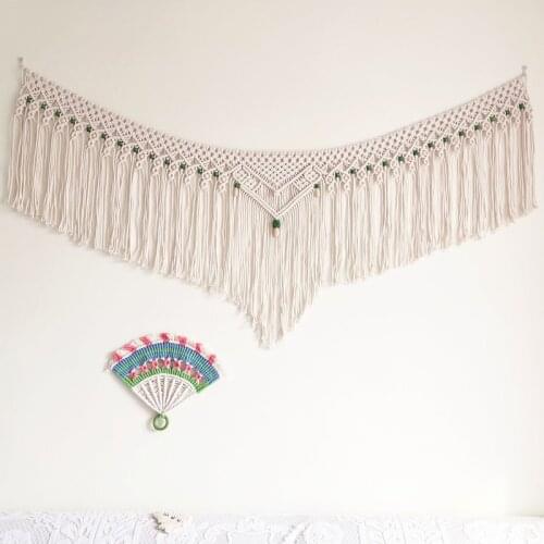 Macrame Wall Hanging Macrame Tapestry Wall Decor for Apartment Bedroom Living Room