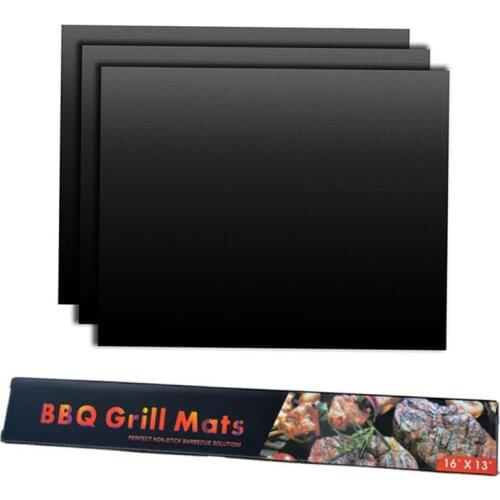 Reusable Non-Stick BBQ Grill Mat Pad Baking Sheet Portable Outdoor Picnic Cooking Barbecue Oven Tool Bbq Accessories Gril Mat