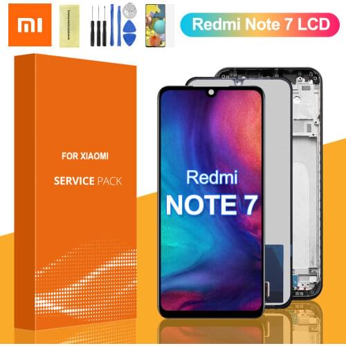 Original 6.3'' LCD For Xiaomi Redmi Note 7 LCD Display Touch Screen Digitizer Assembly With Frame For Xiaomi Redmi Note 7 Pro