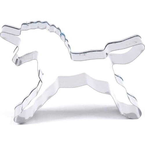 Unicorn Horse Cookies Cutter Cake Chocolate Fondant Soap Bread Mould Dessert Molds Cake Decorating Biscuit Pastry Baking Mold