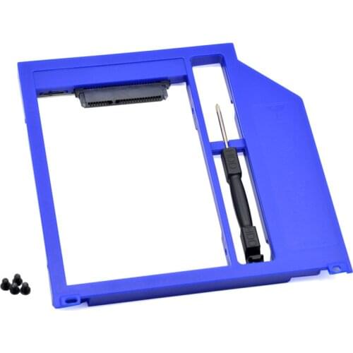 For Macbook Pro Unibody 13" 15" 17" SuperDrive Plastic Universal 2nd HDD Caddy 9.5mm SATA 3.0 SSD Case HDD Enclosure Optibay CE