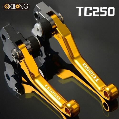 TC 250 CNC Motorcycle DirtBike Motocross dirt bike Pivot Handle Brake Clutch Levers FOR HUSQVARNA TC250 2014 2015 2016 2017 2018