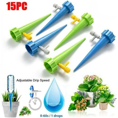 15Pcs Drip Irrigation System Automatic Watering Spike for Plants Flower Garden Watering System Irrigation System Greenhouse