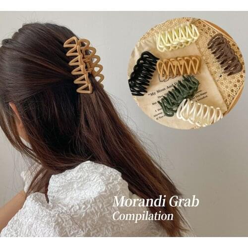 Fancy Matte Hair Claws for Women Claw for Long Hair Hair Accessories Large Claw Summer Autumn Hair Accessories