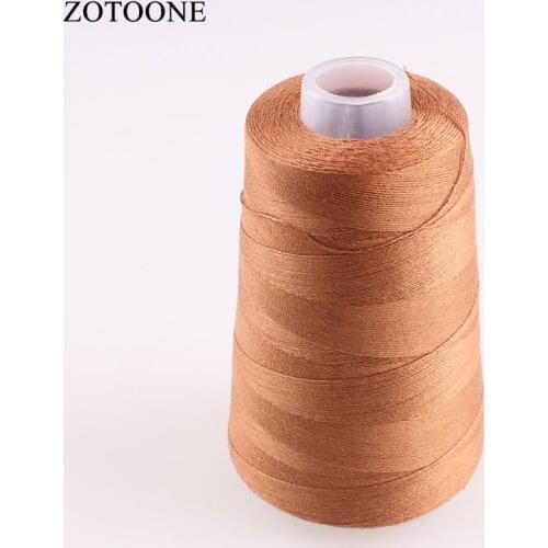 ZOTOONE 3000Yards 20S/3 Spool Sewing Thread Machine Yarn For Jeans Polyester Sewing Thread For Leather Sewing Thighs Accessory C