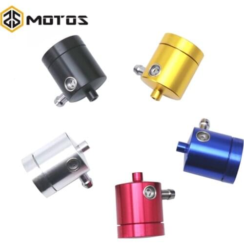 ZS MOTOS Motorcycle Brake Fluid Reservoir Clutch Tank Cylinder Master Oil Cup For Aprilia Ducati Kawasaki Suzuki Triumph Yamaha