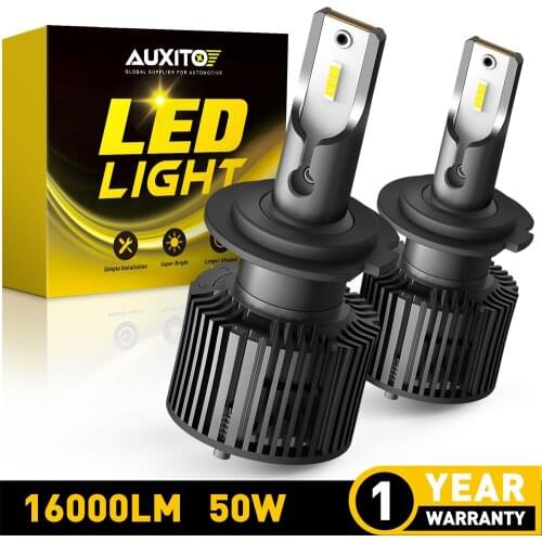 2Pcs 16000Lm LED Lamp H7 Car Headlight H4 H8 H11 LED Bulb for Audi A4 B8 B6 A3 A6 A8 Toyota Nissan Kia Hyundai Auto Headlamp 12V