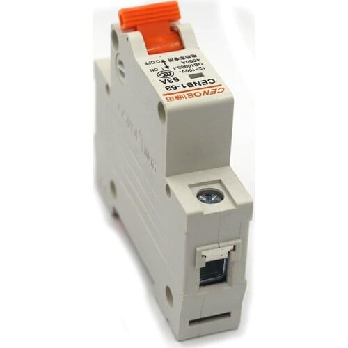 2021 newly good quality 1P 120V battery car DC breaker mini circuit breaker switch MCB 16A 20A 25A 32A 40A 50A 63A