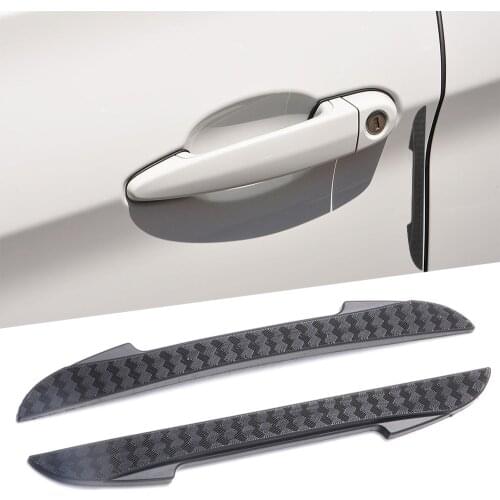 4PCS Car Side Door Crash Bar Edge Protective Anti-collision Strip Bumper Scrape Guard Universal Automobiles Styling Protector