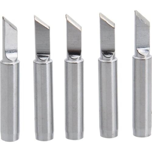 5Pcs 900M-T-K Lead-Free 60W Soldering Iron Tip Suitable For Hakko Soldering Rework Station Soldering Repair Tool