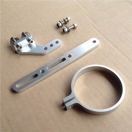 51mm Exhaust Pipe Support Frame Holder Fastening Hoop Bracket Kits for RC Petrol Boat Ship Acceleration Tube Silencer