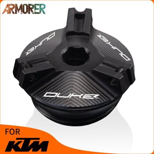 For KTM 1290 SUPER DUKE R 690ENDUROR RC4 duke790 Motorcycle Accessories Oil Filler Cover Screw Plug Cap Bolt rc4r 690 enduror