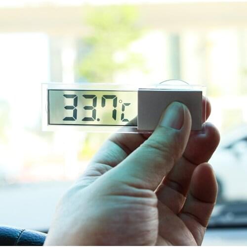 Car LCD Digital Thermometer Hygrometer Gauge Accessories For MG ZS 350 GS 5 Gundam GT 6 HS TF ORKINA