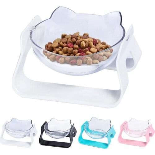 Dorakitten 1pc Cat Dog Bowl Non-Slip Pet Bowls Creative Adjustable Cat Shape Pet Bowl For Food Water Feeder Pet Feeding Supplies