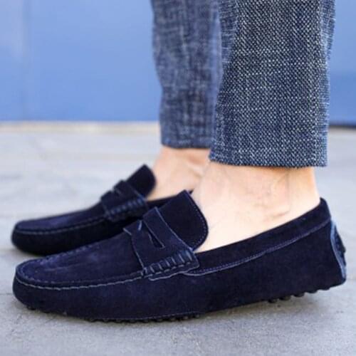 Hakiki Deri 10043 Lacivert Süet Driver Tipi Size Özel Ayakkabı Yeni Üretim Kaliteli Malzeme Türk Malı Hızlı Kargo Uygun Fiyat