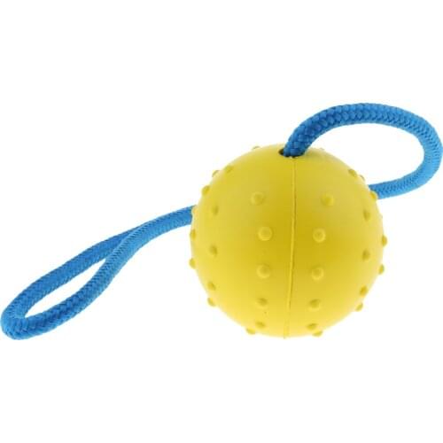 Pet Toy Dog Chewing Cotton Rope Care Puppy Bite Rubber Ball