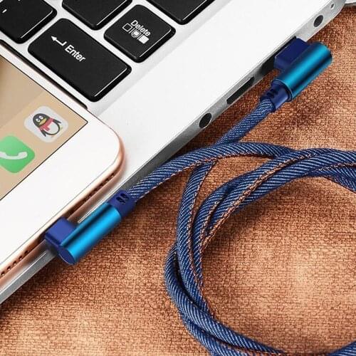 Type C 90 Degree Right Angle USB C 3.1 Fast Data Sync Charging Charger Cable fast charging cable