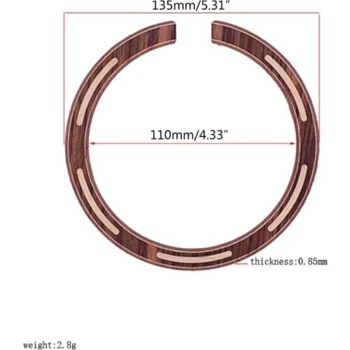 M89D Professional Classical Guitar Soundhole Rosette Decal Self-Adhesive Inlay Decals for Wood Acoustic Guitar Parts Re