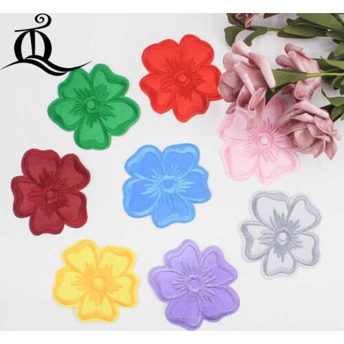 Mix 1PCS 7.2X7.6CM cartoon DIY fashion fine embroidery cloth patches patches clothing jeans trumpet childrens stickers E31