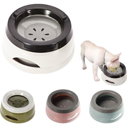 Pet Dog Bowl Floating Bowl Water Drinker Not Wet Mouth Dog water bottle Car Portable Drinking Water Feeder Plastic Pet Supplies