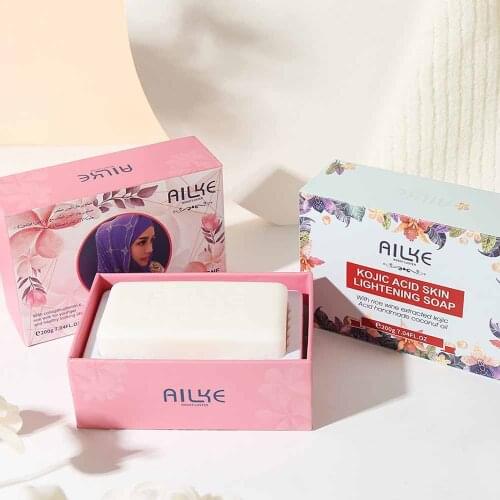 AILKE Face flowers Whitening soap skin glycerin ANTI-ACNE Handmade goat milk мыло sauna organic soap glicerina