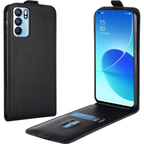 Luxury Flip Leather Case for OPPO Reno6 Pro 5G PEDM00 CPH2207 CPH2145 Vertical Cover for Reno 6Pro 5G Case Phone Bag