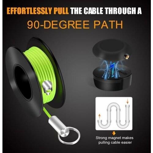 Wiremag Puller Concealed Wire Threader Magnetic Puller Tool Threader Guider Cable Push Puller High Quality Hand Tools