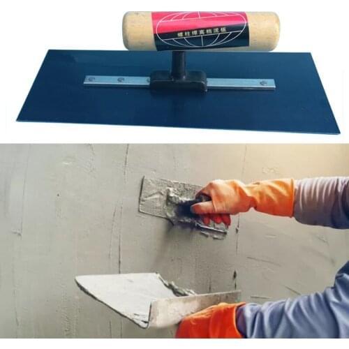 Carbon Steel Blue Plastering Trowel Great for Wall Floor Plastering Troweling Improvement Trowel 24cmx10cm/9.45x3.94