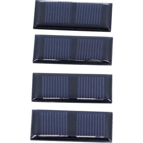 4Pcs 1V 0.15W DIY Solar Panel Mini Solar Charging Module Board for Research Projects 45x25mm Solar Power Charger