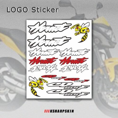 Motorcycle sticker reflective helmet sticker helmet shock absorber fuel logo decal accessories For Honda Hornet CB 600F cb600f