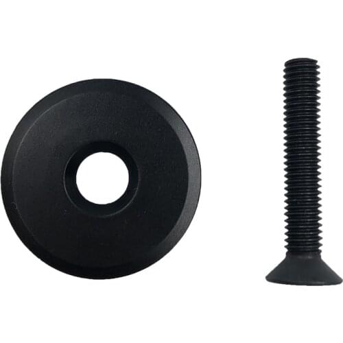 Vyce Bicycle Headset carbon top Cap aluminum alloy Bike Stem 28.6mm 1 1/8" Steerer Fork Tube Headset Cap Cover bicycle parts