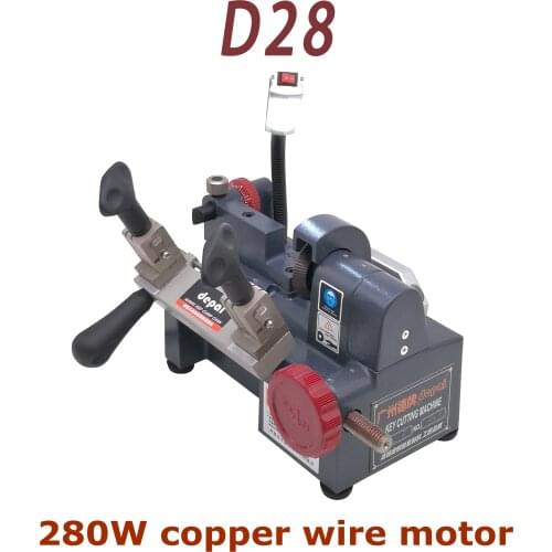 High-precision preparation of remote key for car folding head D28 key machine flat milling horizontal jig ultra-quiet with key