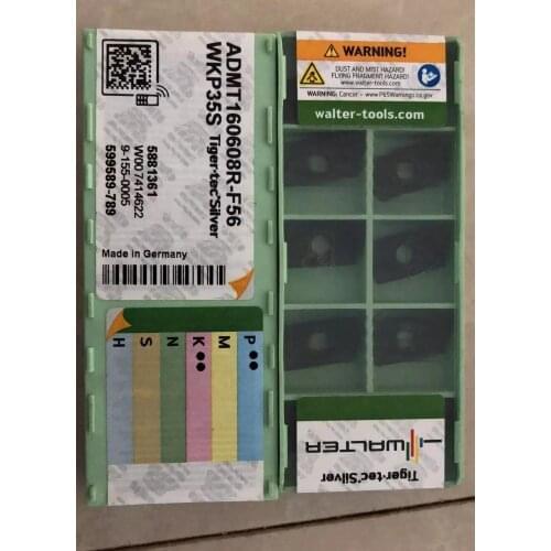 10PCS CARBIDE INSERT ADMT160608R-F56 WKP35S