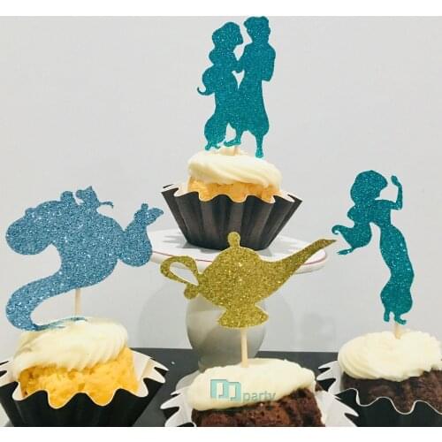 12pcs princess prince cupcake toppers, princess cupcake topper, Child birthday cupcake toppers Party Supplies